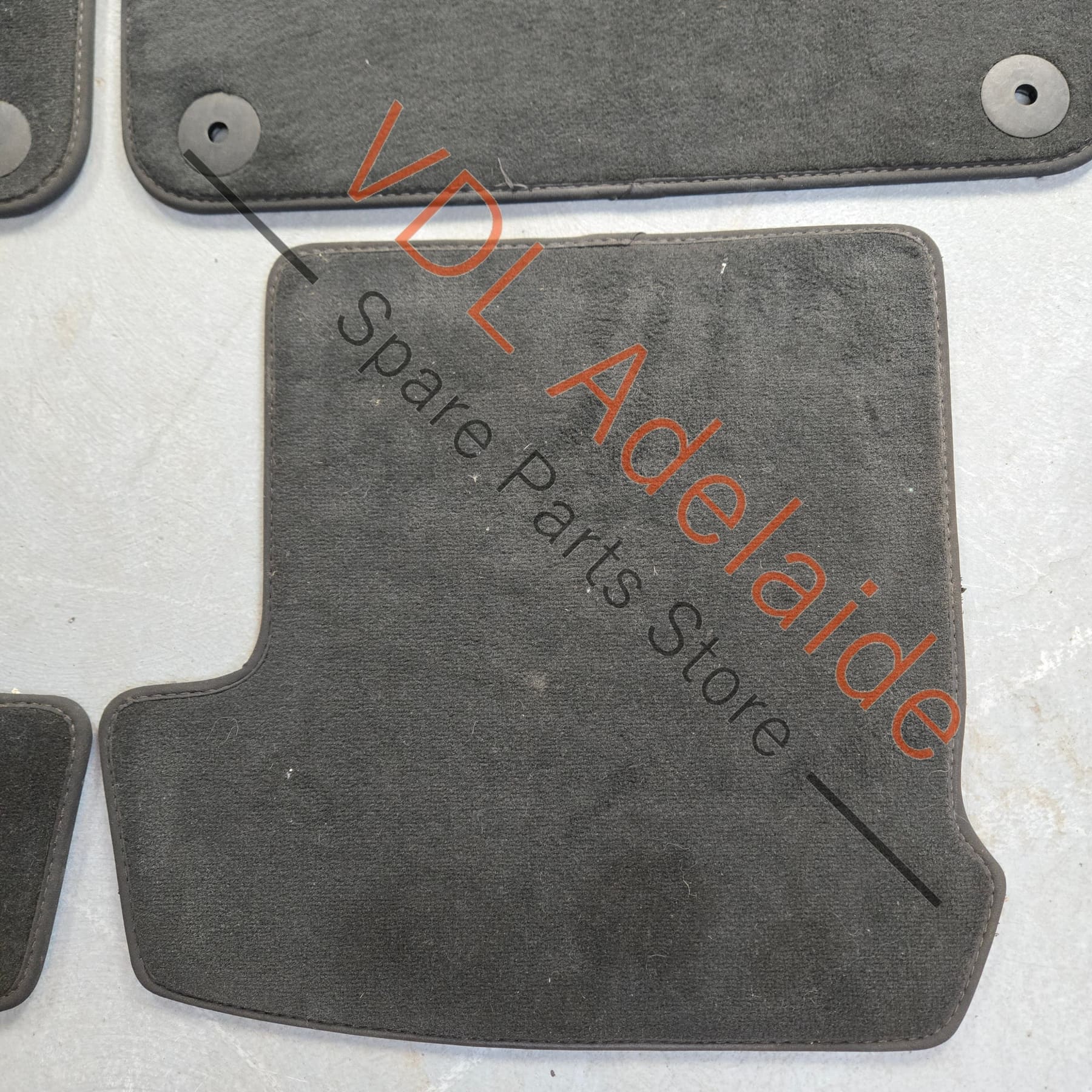    Porsche 911 991 Set of Black Floor Mats Genuine OEM
