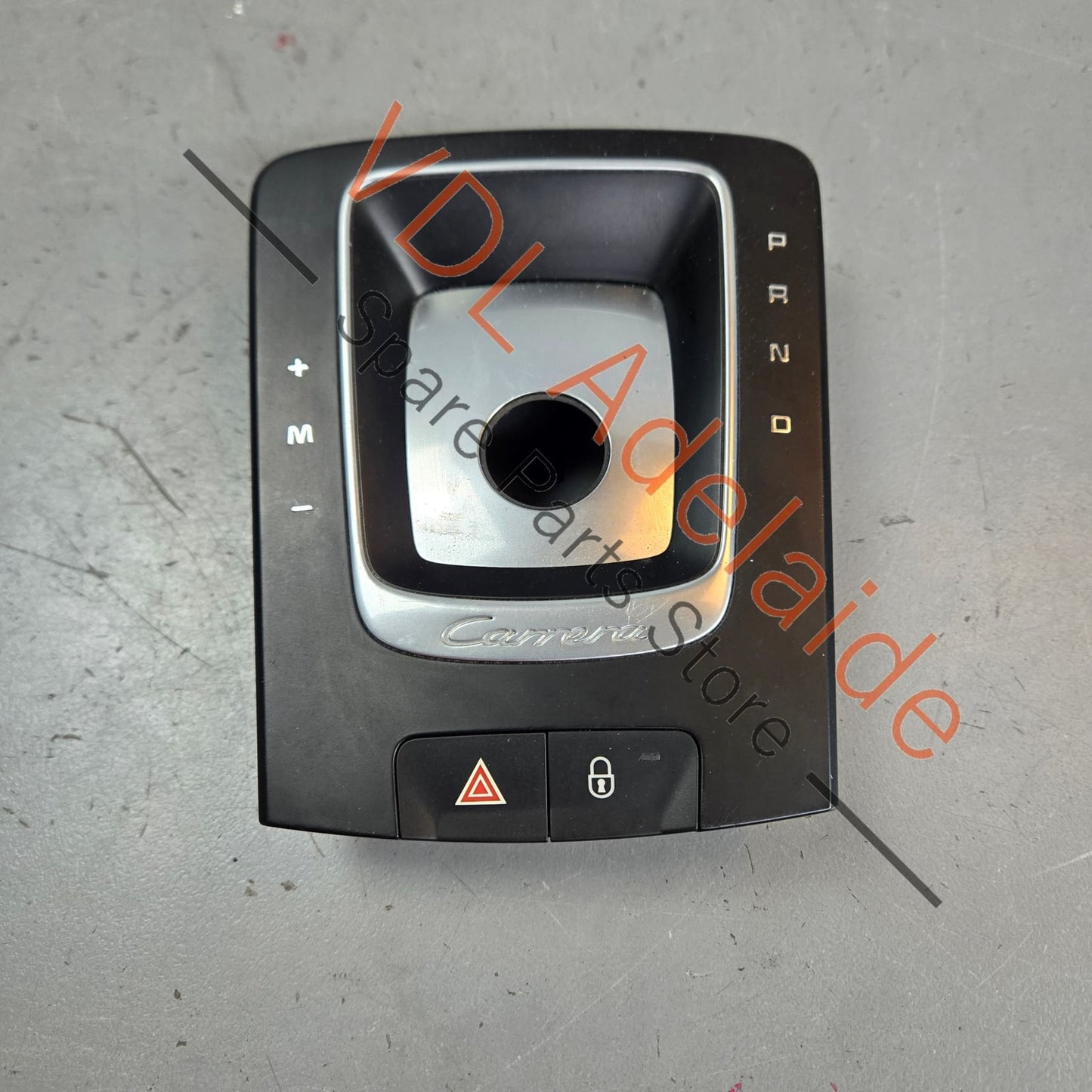 99155324502 991553245  Porsche 911 Centre Console Shifter Boot Cover Silver Trim 99155324502