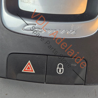 99155324502 991553245  Porsche 911 Centre Console Shifter Boot Cover Silver Trim 99155324502
