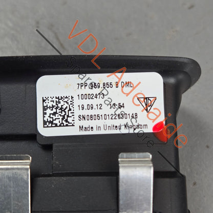958959855 7PP959855B  Porsche 911 991 Passenger Window Switch 958959855 7PP959855B