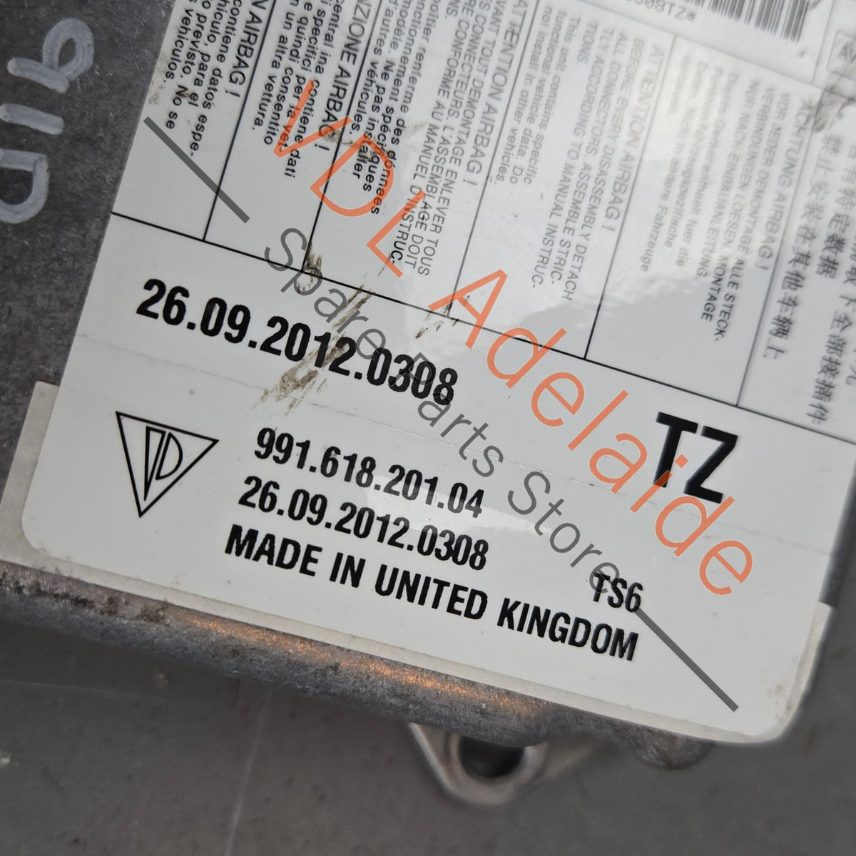 99161820104 99161820108  Porsche 911 991 Airbag Control unit Module 99161820104 99161820108
