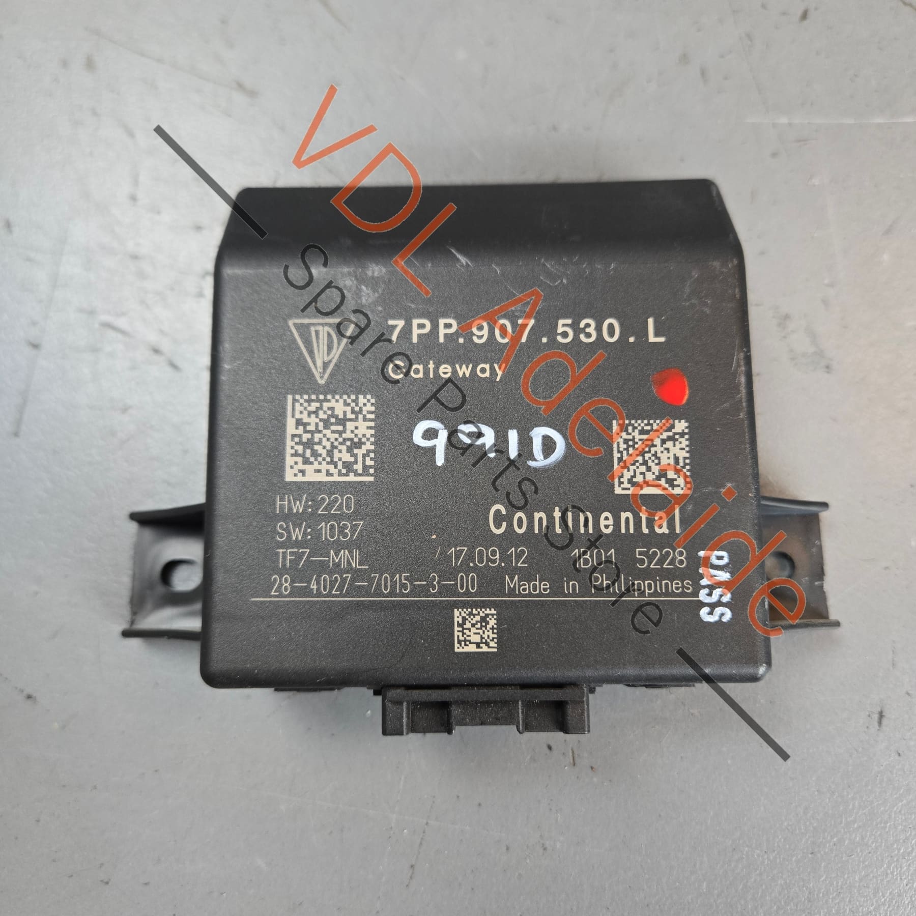 7PP907530L 7PP907530Q 7PP907530S Porsche 911 991 Gateway Control Unit 7PP907530L 7PP907530Q 7PP907530S