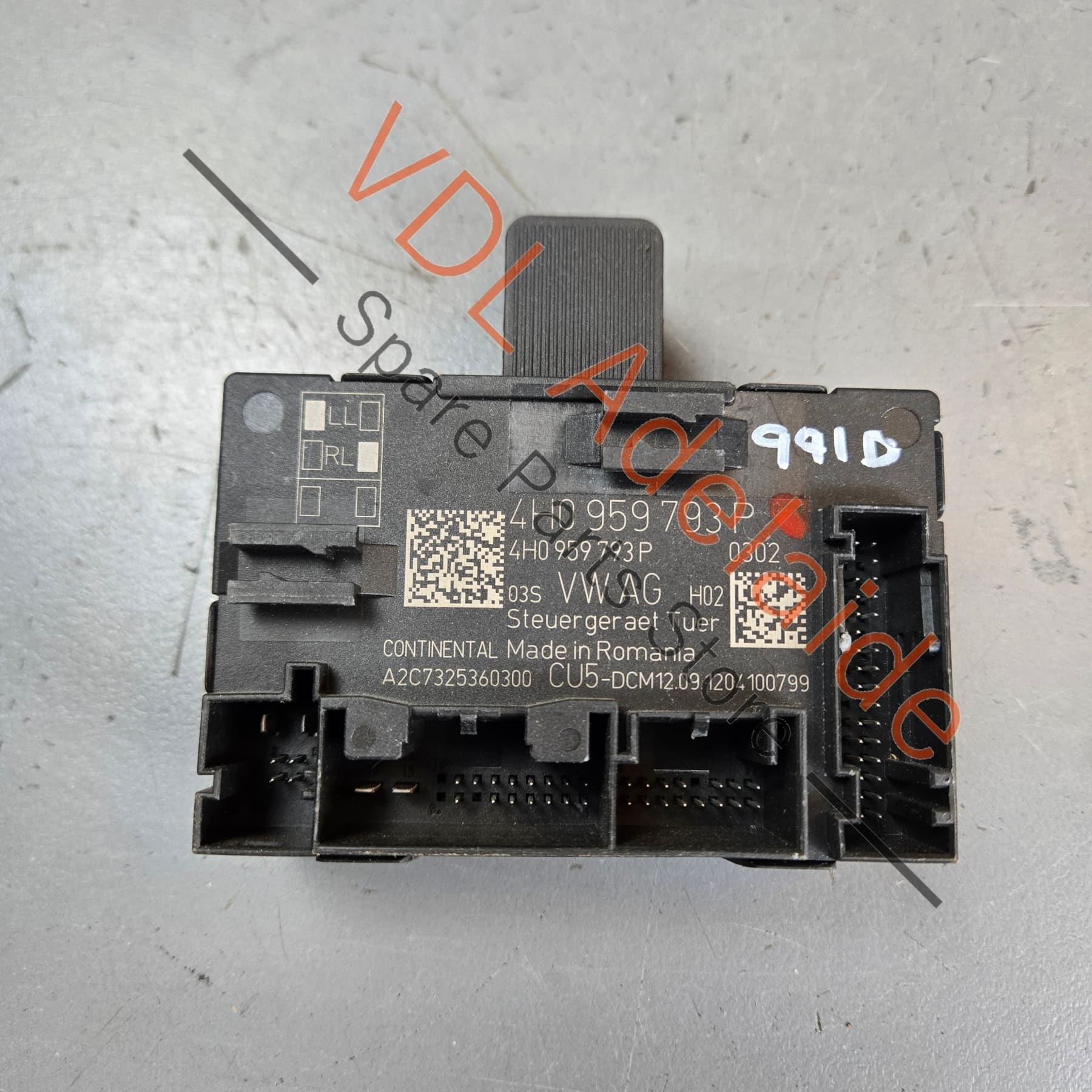 4H0959793P 4H0959793AC  Porsche Drivers Door Control Module 4H0959793P 4H0959793AC