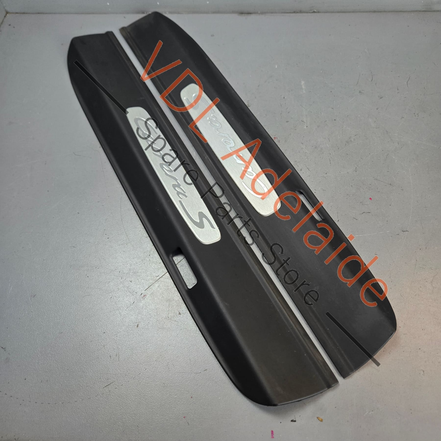 99155530314 99155530414  Porsche Carrera 2 Door Sill Trim Set Strip Aluminium 99155530314 99155530414