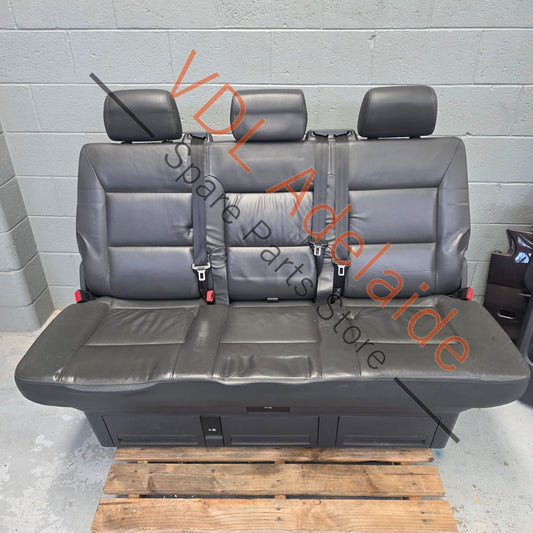     VW Multivan Transporter T5 Genuine Leather 3rd Row Bench Seat Highline