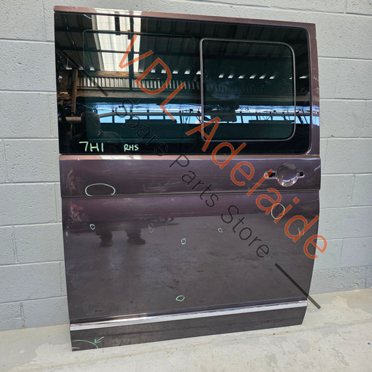 7LA843108F 7LA847762ANVB 7LA847762A 
7E0847796A VW Multivan Transporter T5 Right Sliding Door with Sliding Window Dark Tinted