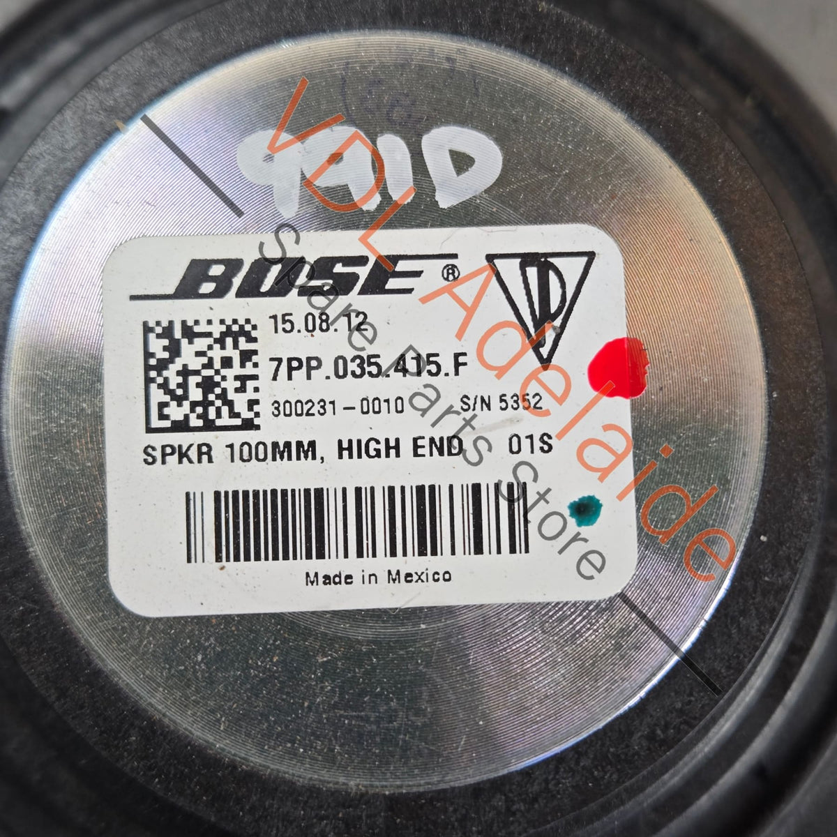 7PP035415F 7PP035454E  Porsche 911 BOSE Speaker Set 7PP035415F 7PP035454E