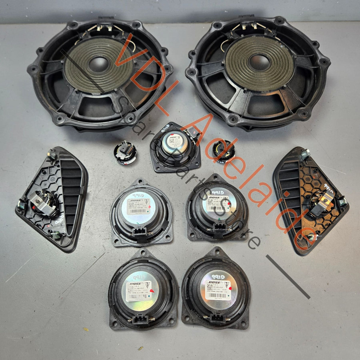 7PP035415F 7PP035454E  Porsche 911 BOSE Speaker Set 7PP035415F 7PP035454E