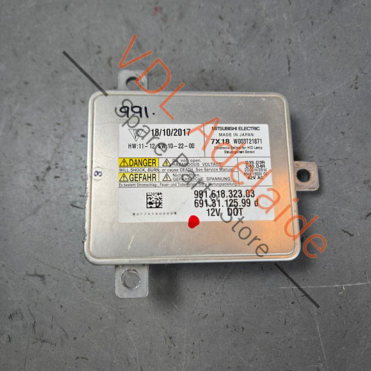 99161832303   Porsche 911 991.2 Xenon Headlight Control Unit Module 99161832303