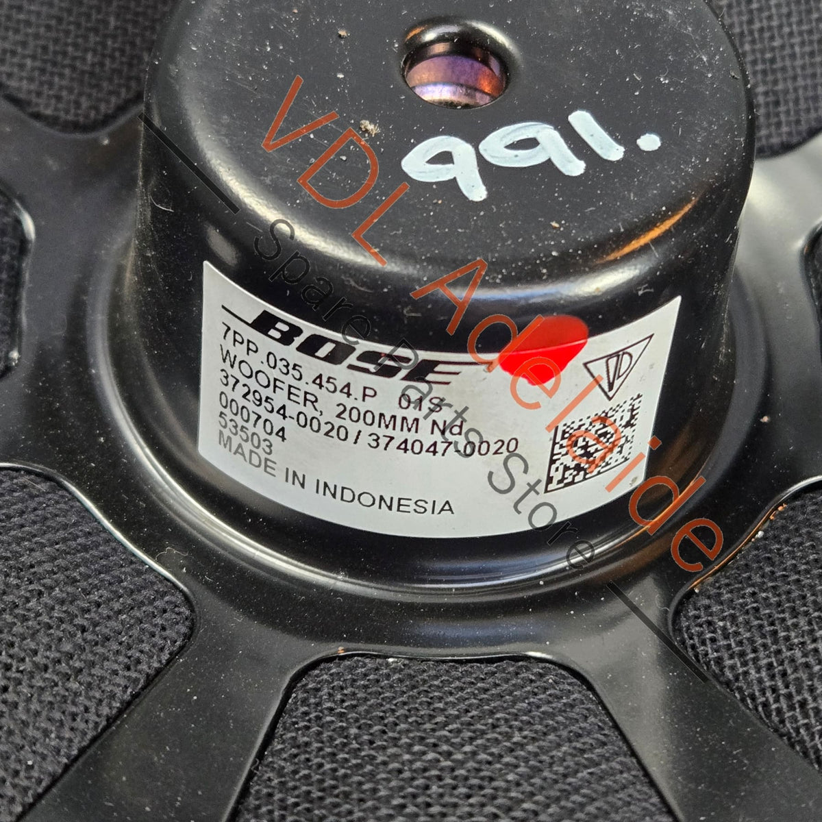 7PP035454P 7PP035454E  Porsche 911 991 Bass Speaker BOSE 7PP035454P 7PP035454E