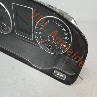 7E0920880E    VW Transporter T5 Dashboard Cluster Instrument Gauges 7E0920880E KM/h Diesel
