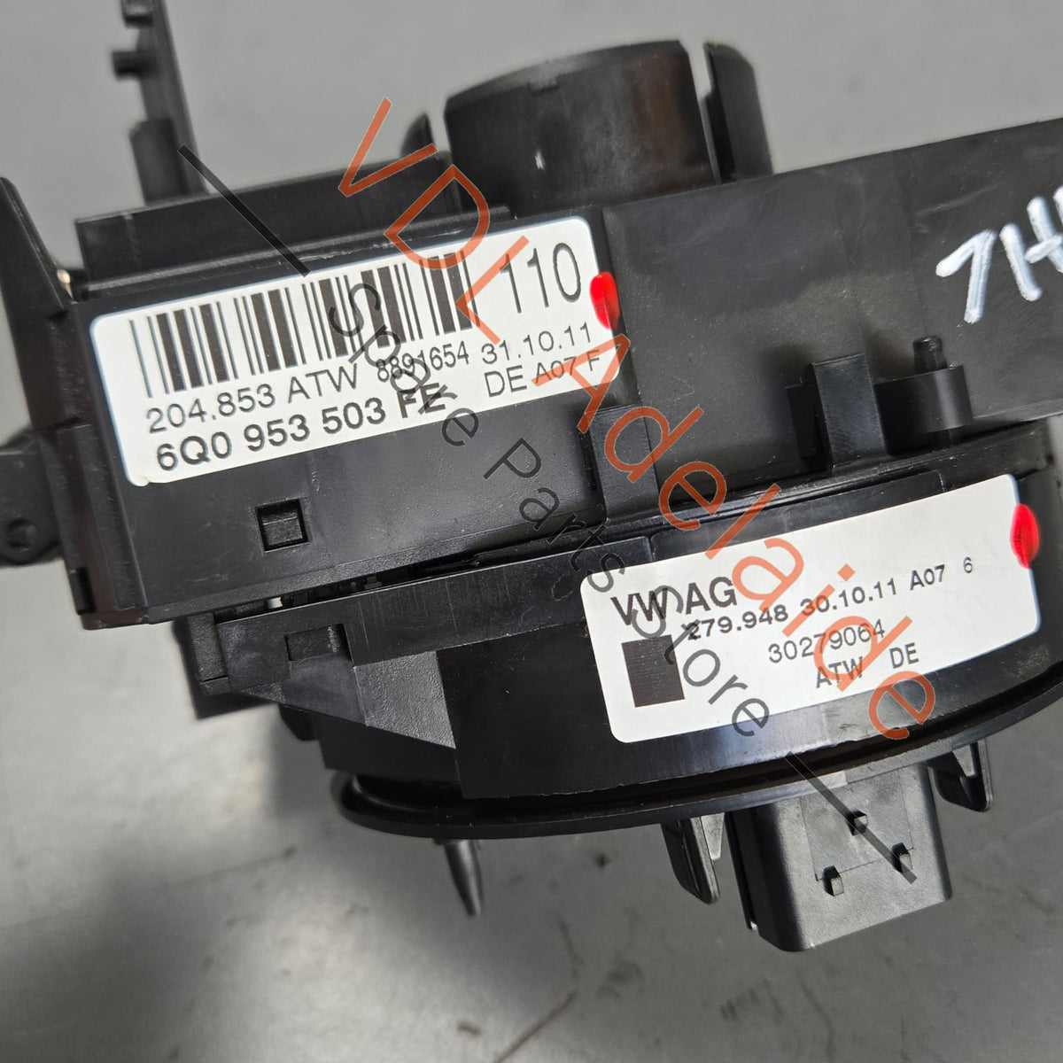 6Q0953503FE 6Q0959654D 6Q0953513BA  VW Transporter Multivan Steering Column Combination Switch Clockspring 6Q0953503FE 6Q0959654D 6Q0953513BA