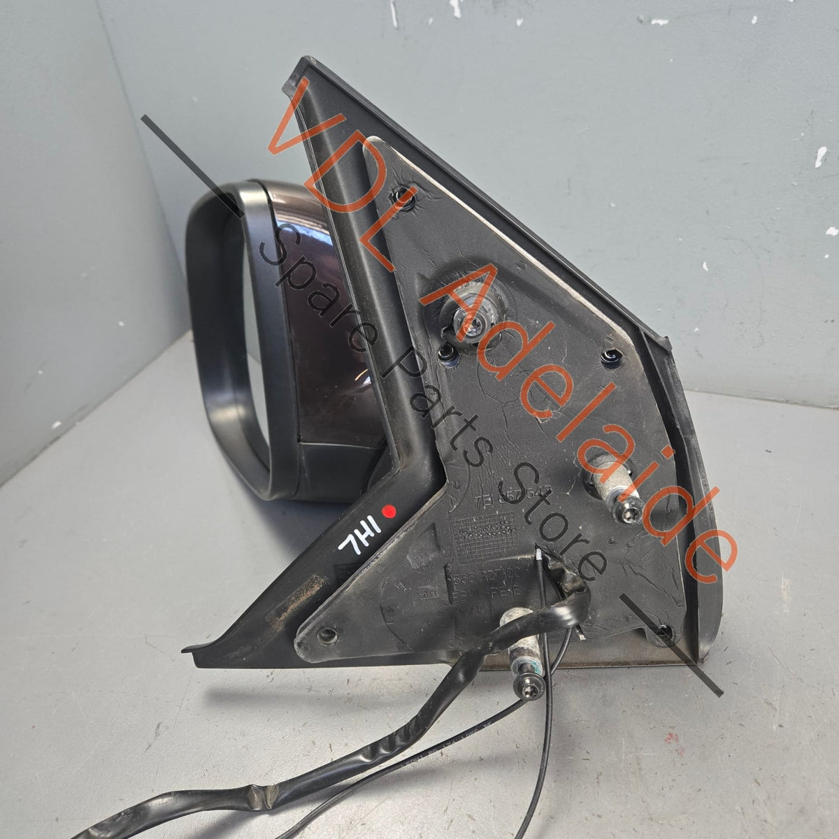 7E1857521AQ 7E1857521M 7E2857507CT  VW T5 Transporter Caravelle Left Wing Mirror Heated with GPS & FM Antenna 7E2857507CT