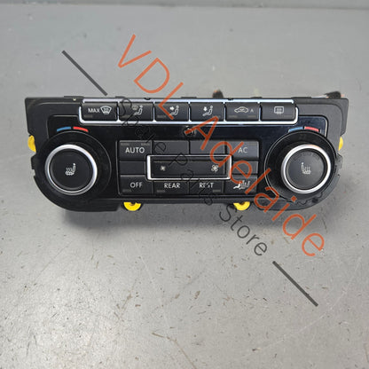 7E5907040N    Volkswagen Transporter T5 Heater Climate AC Switch Control w Heated Seats 7E5907040N