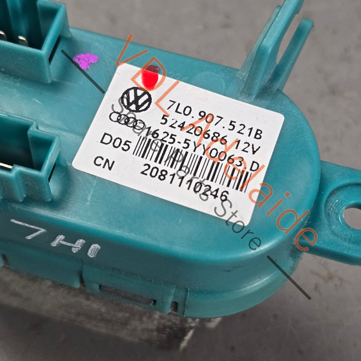 7L0907521B    VW Transporter Amarok Q7 Touareg Cayenne Fan Resistor G462 7L0907521B