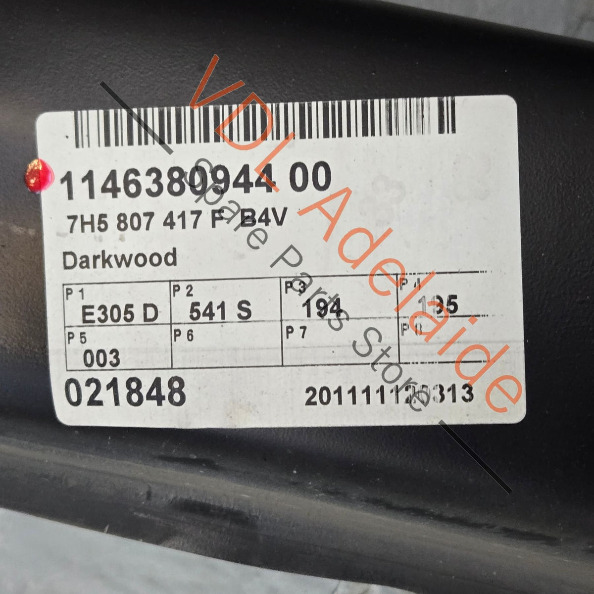 7E0807305D 7H5807417F   VW Transporter T5 T6 Rear Bumper Reo Reinforcement 7E0807305D