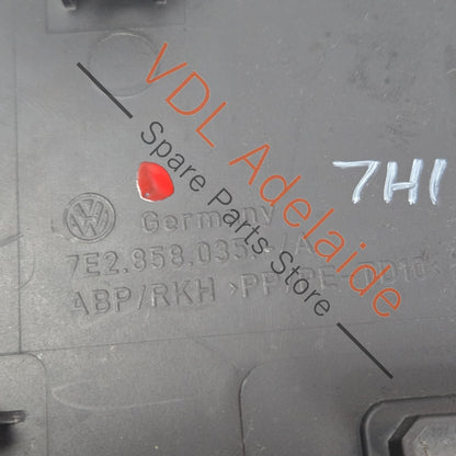 7E2858035    VW Transporter T5 Left Side Dashboard End Fuse Cover Trim 7E2858035