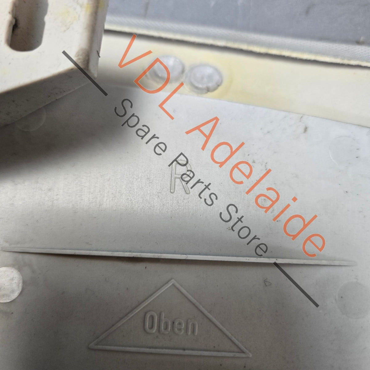 7E5867244F 7H5867244L   VW Transporter T5 T6 Right Side B Pillar Trim Upper pearl grey fabric