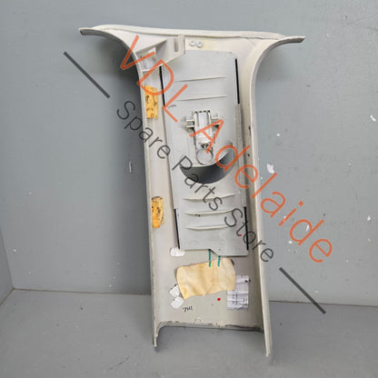 7E5867244F 7H5867244L   VW Transporter T5 T6 Right Side B Pillar Trim Upper pearl grey fabric