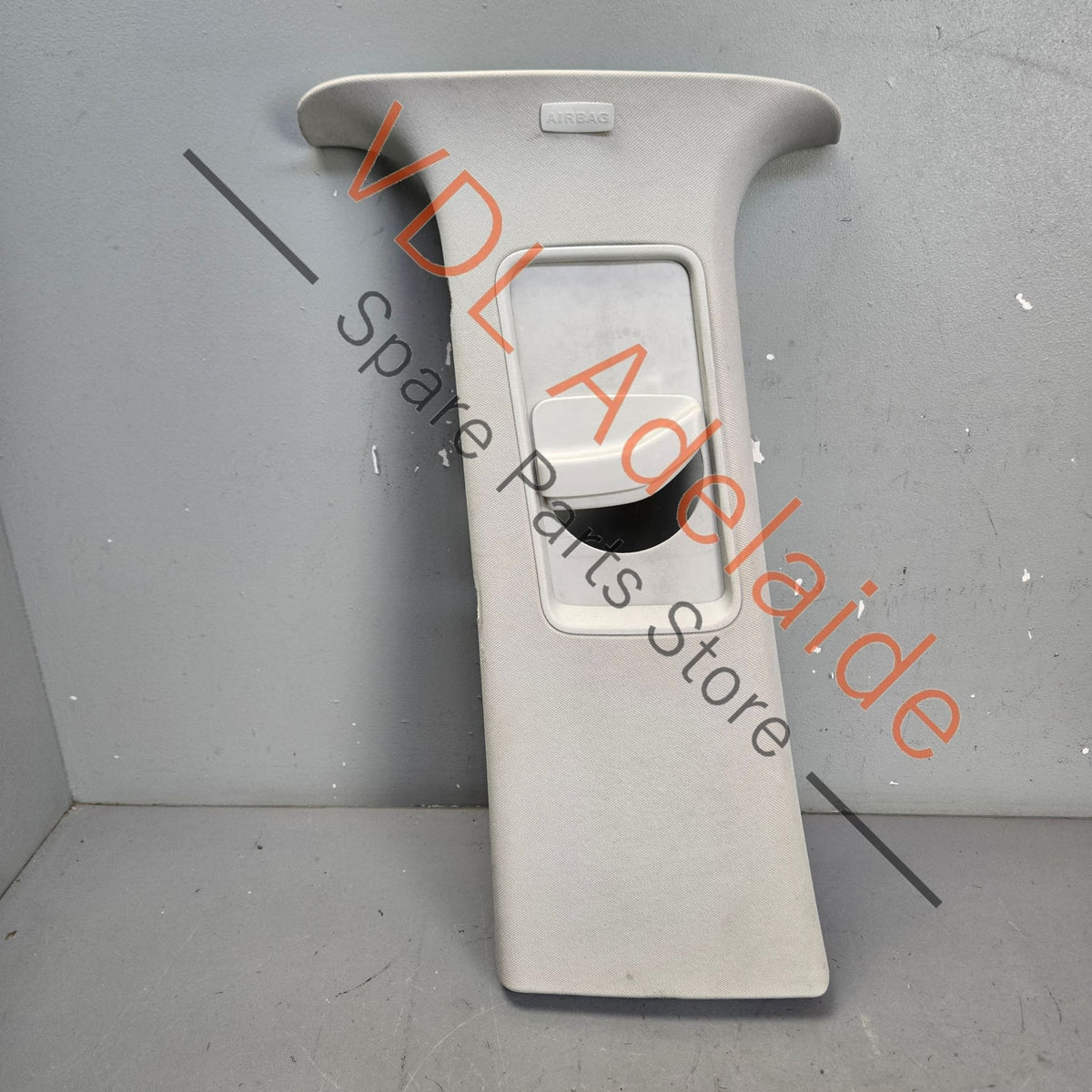 7H5867243AH 7E5867243N   VW Transporter T5 T6 Left Side B Pillar Trim Upper pearl grey fabric