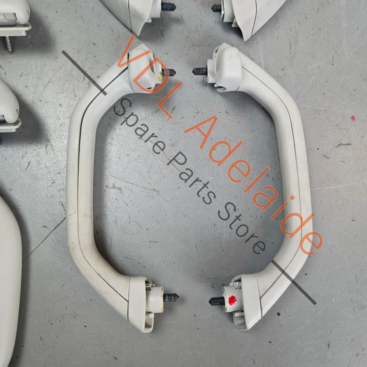 7E5857607 7H5857607F 7H0858638  VW Transporter T5 T6 Light Grey Roof Grab Handle Set