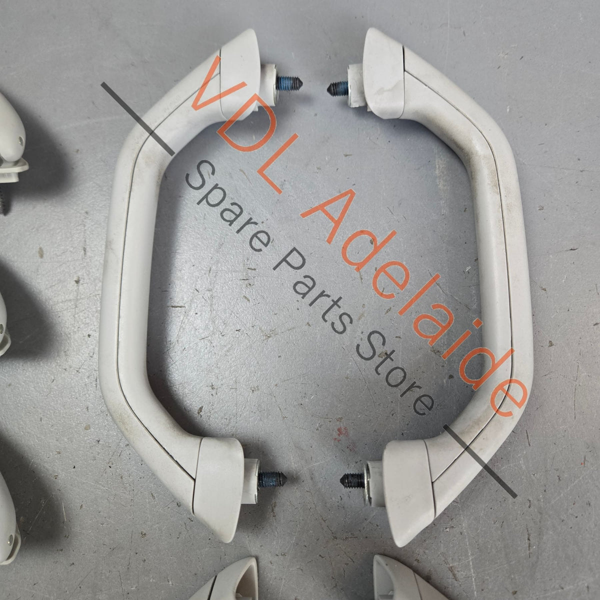 7E5857607 7H5857607F 7H0858638  VW Transporter T5 T6 Light Grey Roof Grab Handle Set