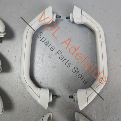 7E5857607 7H5857607F 7H0858638  VW Transporter T5 T6 Light Grey Roof Grab Handle Set