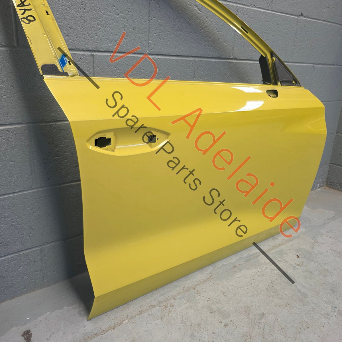 8Y0831052  Audi A3 8Y Sedan Front Right Door Shell Panel Python Yellow R1 / X1W