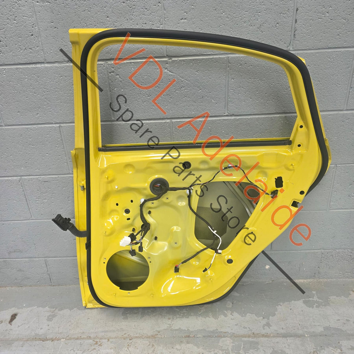 8Y5833052A  Audi A3 8Y Sedan Rear Right Door Shell Panel Python Yellow R1 / X1W