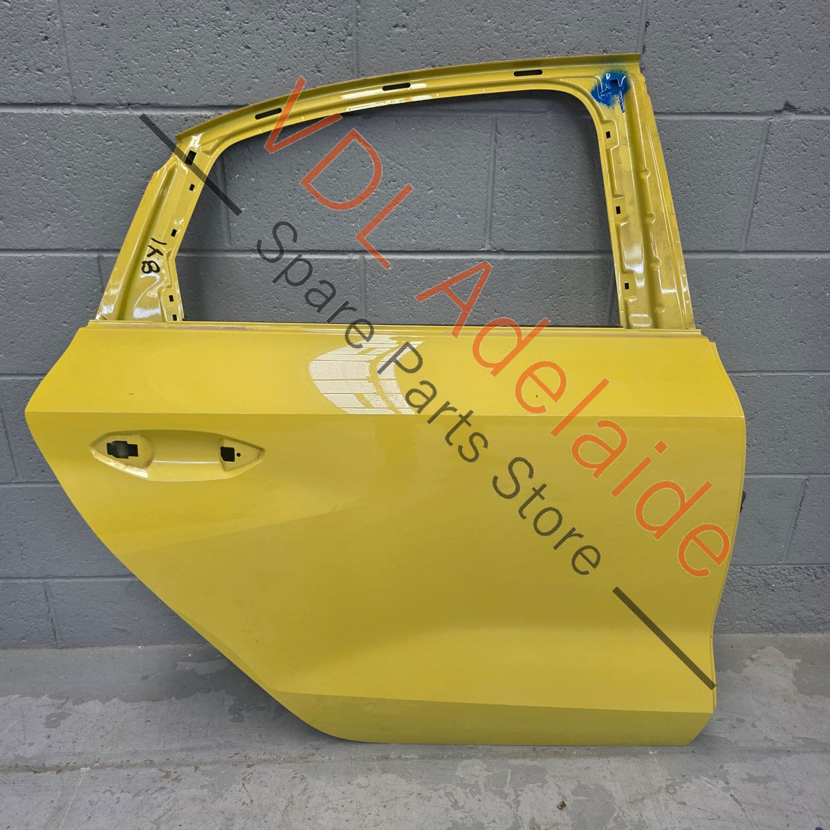 8Y5833052A  Audi A3 8Y Sedan Rear Right Door Shell Panel Python Yellow R1 / X1W