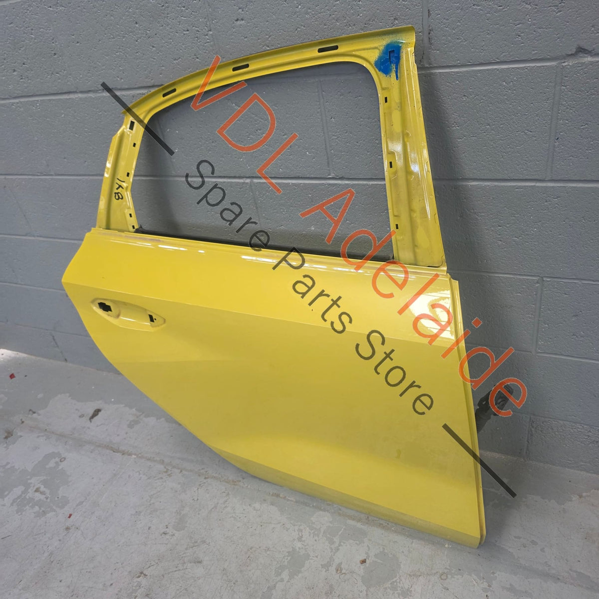 8Y5833052A  Audi A3 8Y Sedan Rear Right Door Shell Panel Python Yellow R1 / X1W