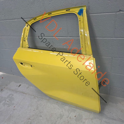 8Y5833052A  Audi A3 8Y Sedan Rear Right Door Shell Panel Python Yellow R1 / X1W