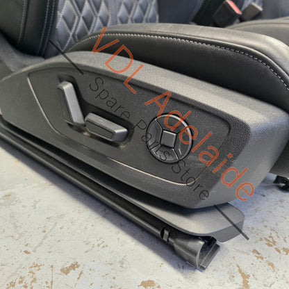   Audi S3 8Y Diamond Cross Stitched Leather Seat Set 29xxxkm