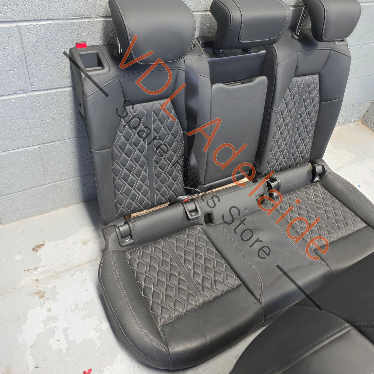   Audi S3 8Y Diamond Cross Stitched Leather Seat Set 29xxxkm