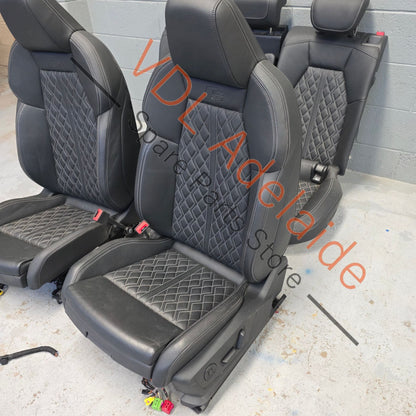   Audi S3 8Y Diamond Cross Stitched Leather Seat Set 29xxxkm