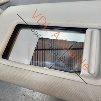 8U0857551HFT9, 8K0857551, 8U0857551HFT9, ,  Audi A4 B8 8K Left Side Sun Visor Moon Silver 8K0857551