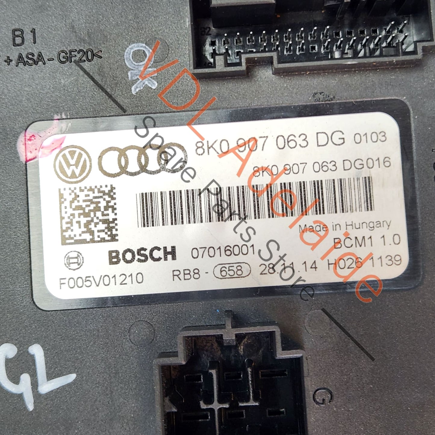 8K0907063DL 8K0907063DG   Audi A4 B8 8K Onboard Supply Control Unit Module 8K0907063DG