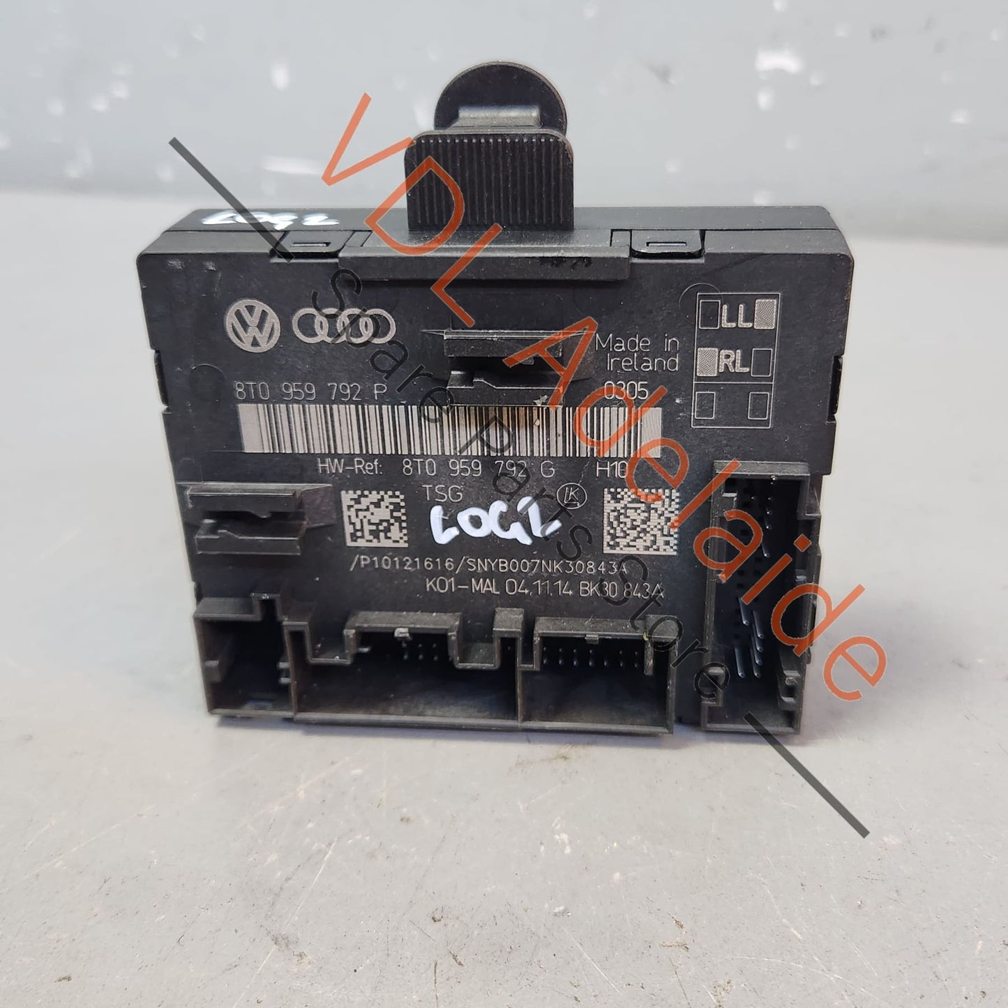 8T0959792P    Audi A4 B8 8K Front Left Passenger Door Control Module RHD Sedan 8T0959792P