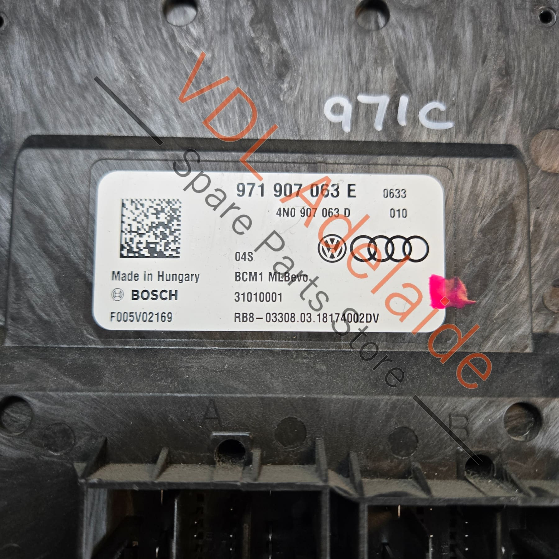 971907063E 4N0907063D   Body Control Module BCM Porsche 971907063E