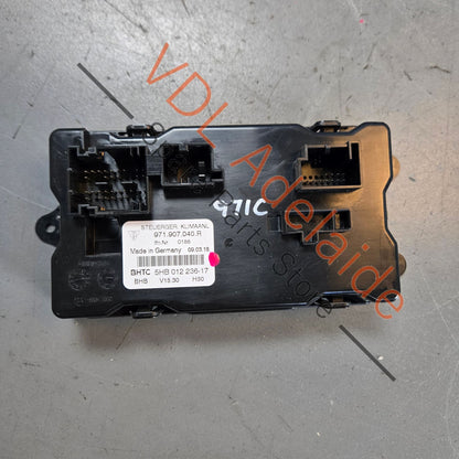 971907040S 971907040R 5HB01223617  Porsche Panamera Control Unit for Air Conditioning 971907040S 971907040R