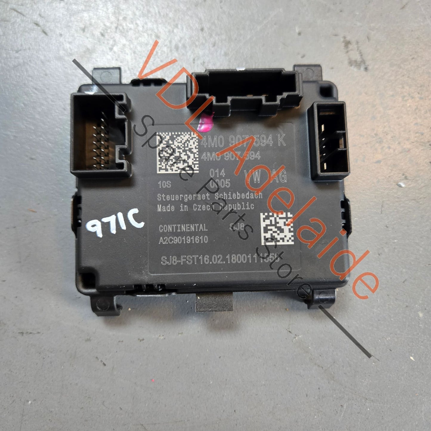 4M0907594K 9A790759410 9A7907594A  Porsche Rear Sunroof Control Box Module 4M0907594K 9A790759410 9A7907594A