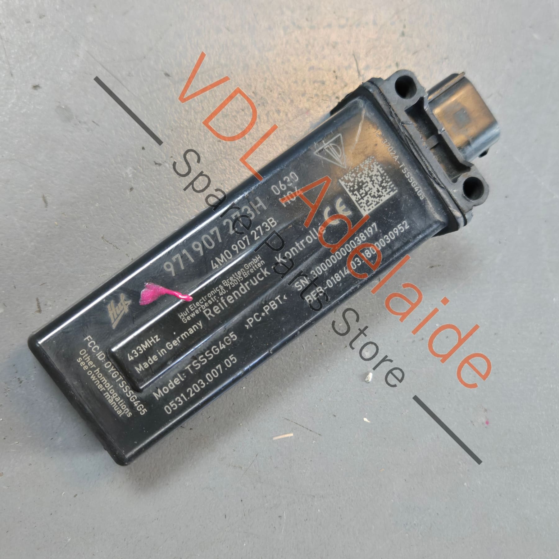 971907273H 971907273M 4M0907273B  Porsche Audi Volkswagen TPMS Control Unit Tyre Pressure Control System 971907273H  971907273M 4M0907273B