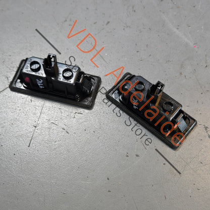 4G0943021A 95863162010 95863162011  Porsche Audi Volkswagen Pair of Licence Plate Light 4G0943021A 95863162010 95863162011