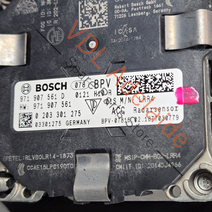 971907561 971907561D 971907561J 971907561M Porsche Panamera 971 Cruise Control Distance Radar Sensor Master 971907561 971907561D 971907561J