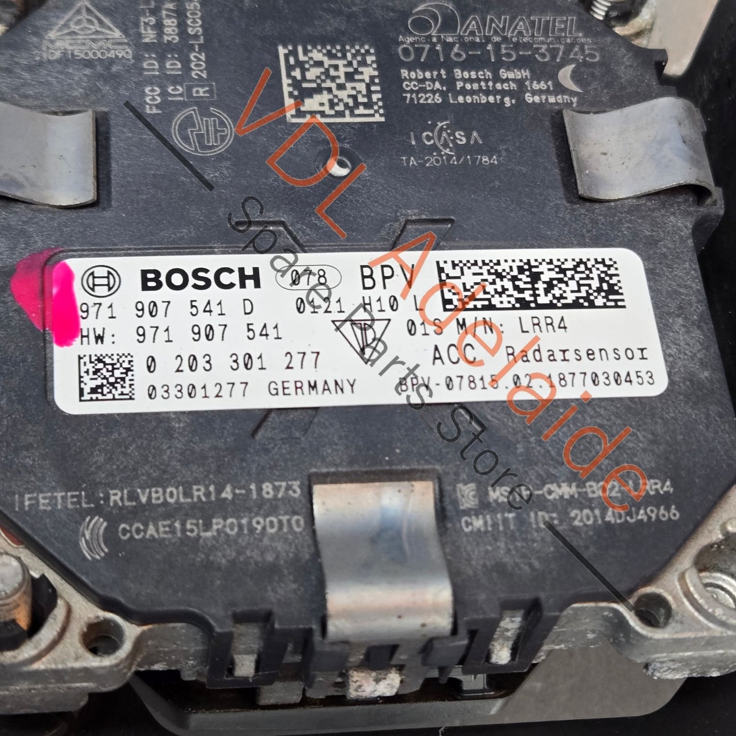 971907541 971907541D 971907541J 971907541M Porsche Panamera 971 Cruise Control Distance Radar Sensor Slave 971907541 971907541D 971907541J