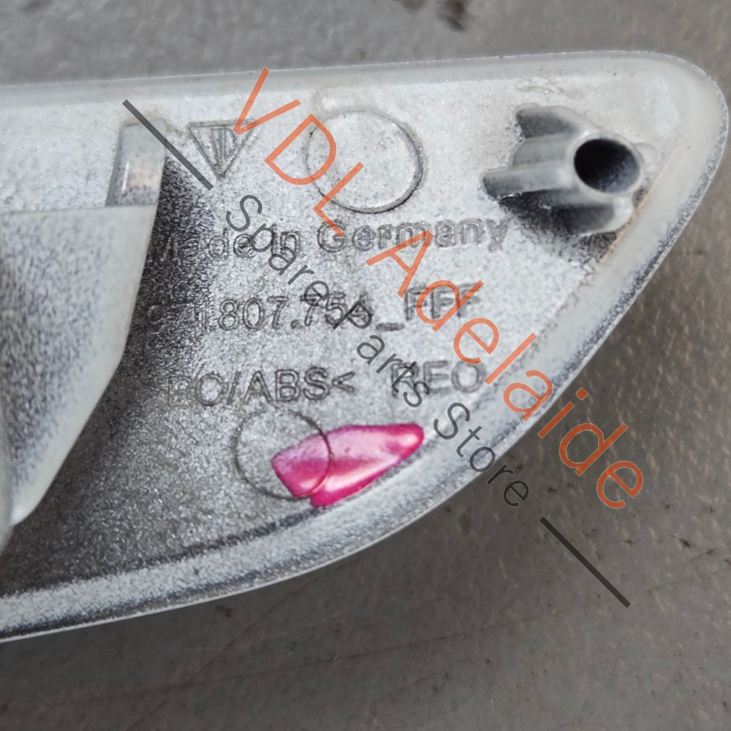 971807754    Porsche Panamera Cover Cap for Right Headlight Washer System White 971807754