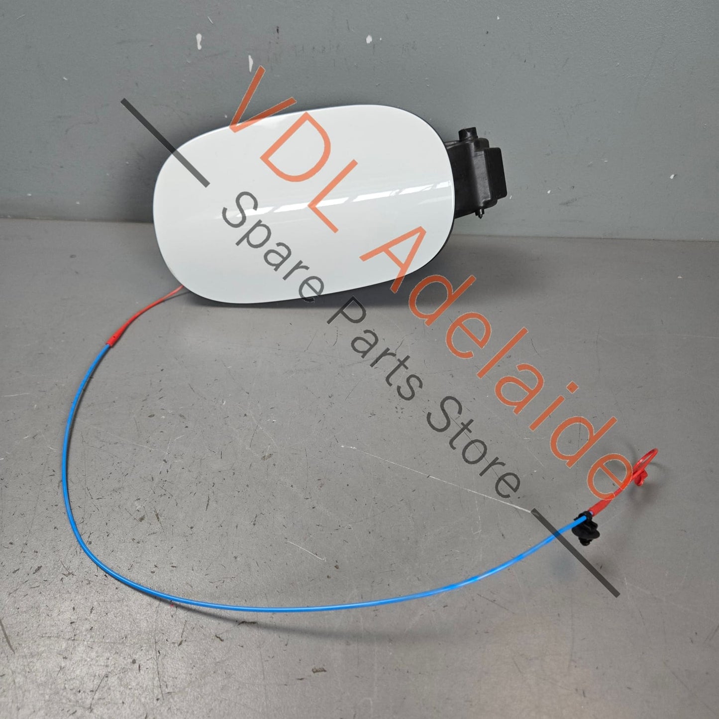 974809857 974809857A 974809857B  Porsche Panamera Fuel Filler Flap Door with Lock Actuator 974809857