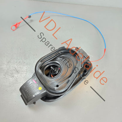 974809857 974809857A 974809857B  Porsche Panamera Fuel Filler Flap Door with Lock Actuator 974809857