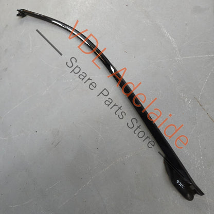 971853102E 041 971837120B 971837120A  Porsche Panamera Right Front Upper Door Gloss Black Exterior Trim Molding Weather Seal 971837120B 971853102E  041