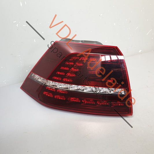 VW Golf R Mk7 LED Left Side Outer Tinted Tail Light  5G0945207C